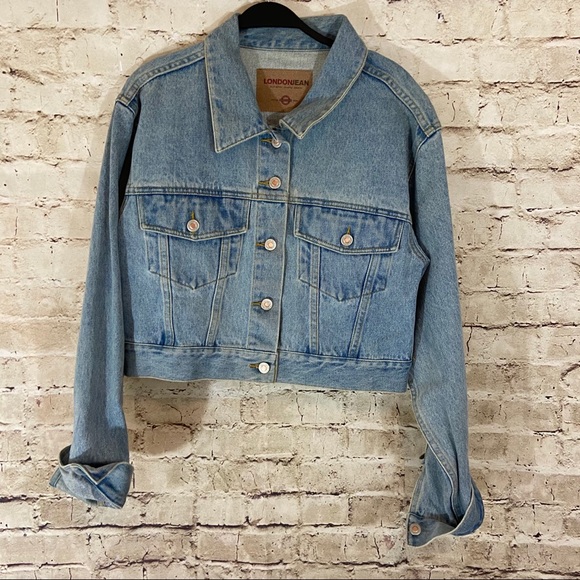 london jeans Jackets & Blazers - London Jean button down jean jacket size small